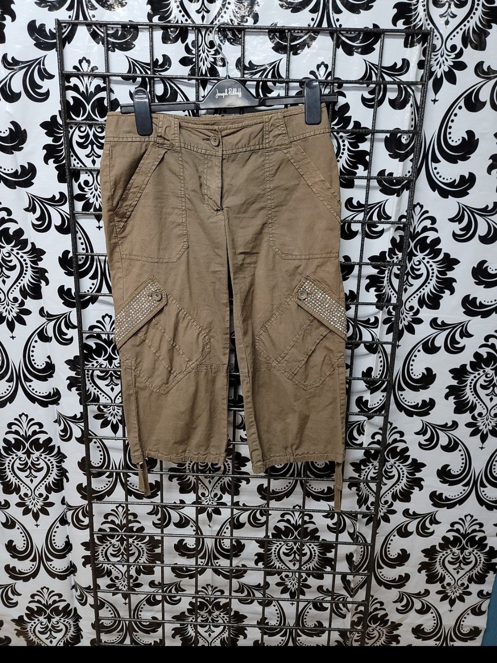INC International Concepts Olive Green Women's Cargo Capris
